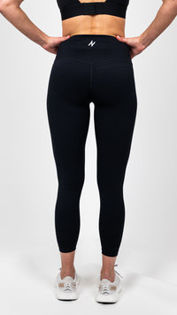 Svarta tights som är squatproof
