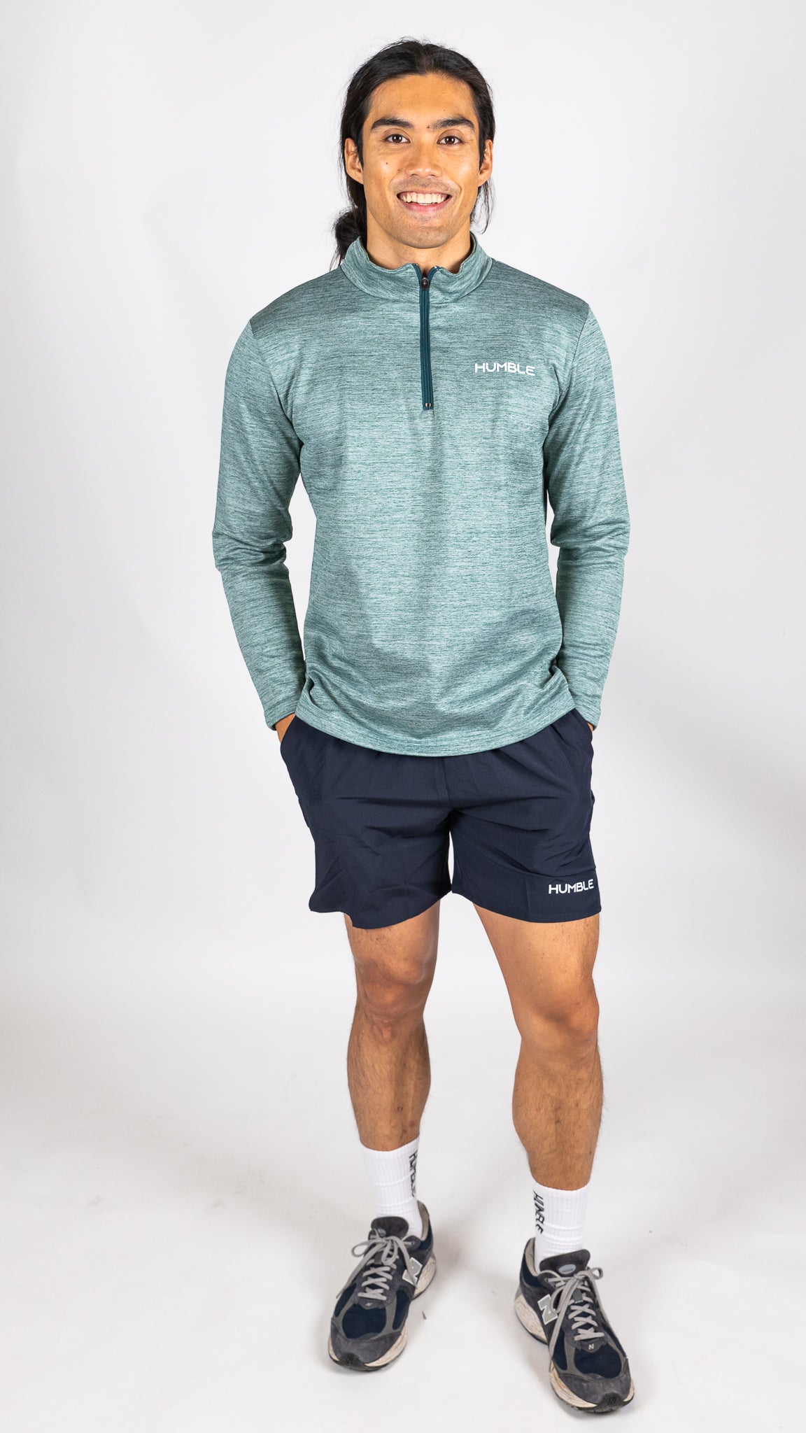 Fleecetröja för löpning till herr